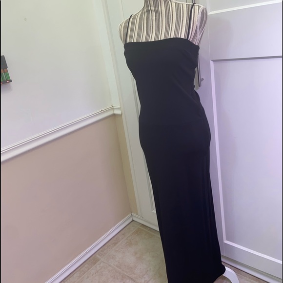 Brand New The Works Saks Fifth Avenue Black Gown. - Picture 5 of 12